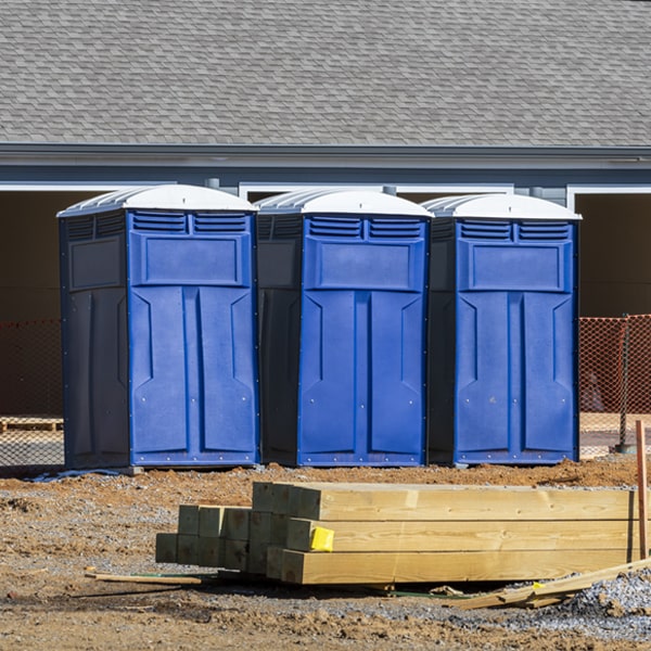 is there a specific order in which to place multiple portable restrooms in Cloverdale Virginia